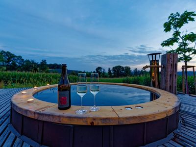 Entspanne im Hot Tub - Vulkanland Farm Straden