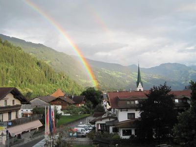 Aussicht vom Balkon