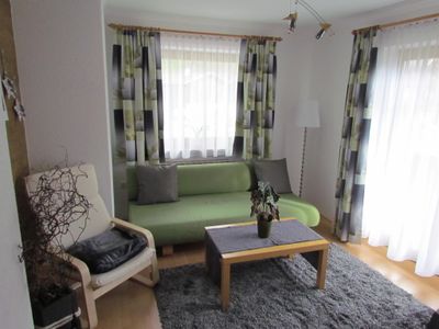 Wohnzimmer Ferienwohnung Klein