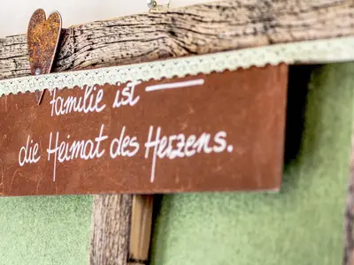 Chalet Dorfbeck close up Familie