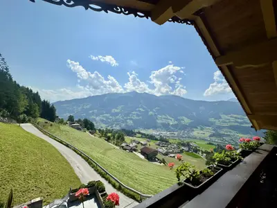 Aussicht vom Balkon