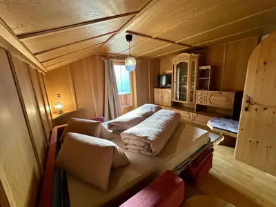 Wohnzimmer mit Schlafcouch