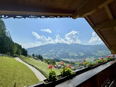 Aussicht vom Balkon