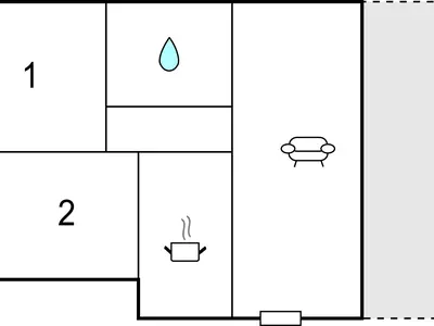 Ferienwohnung für 4 Personen (60 m²) in Sucina 1/10