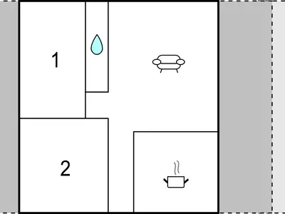 Ferienwohnung für 4 Personen (55 m²) in Sucina 1/10