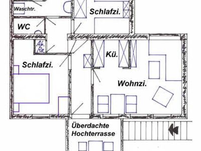 Ferienwohnung für 4 Personen (60 m²) in Südbrookmerland 2/10