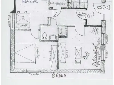 Ferienwohnung für 2 Personen (47 m²) in Süddorf 10/10