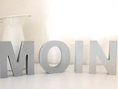 Moin sagt man im Norden!