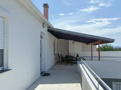 outside