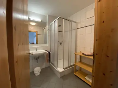 Gartenblick - Badezimmer