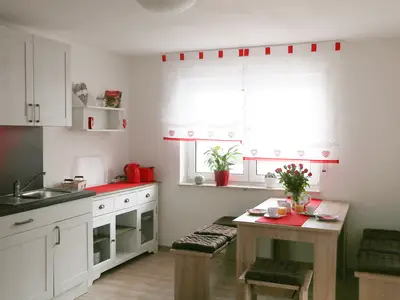 Küche und Esszimmer