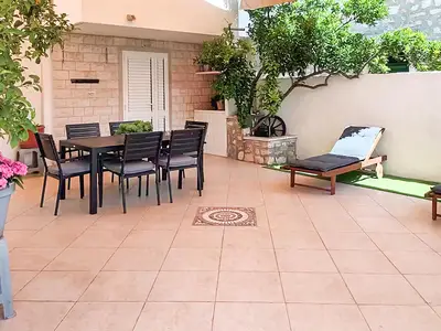 outside