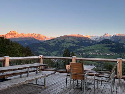 Ferienhaus Regan - Aussicht Sommer