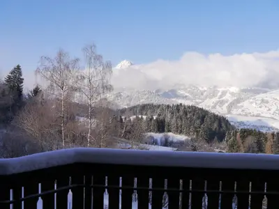 Alpenpanorama im Winter