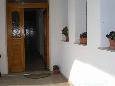 outside