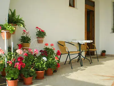 outside