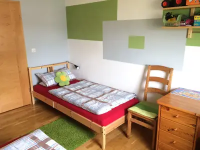 Schlafzimmer mit Einzelbett