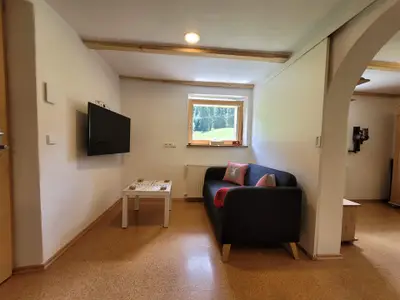 Wohnen Sofaecke mit Fernseher