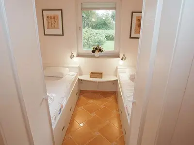 Blick ins Schlafzimmer