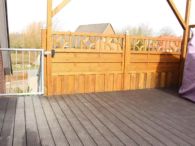 Dachterrasse mit Strandkorb