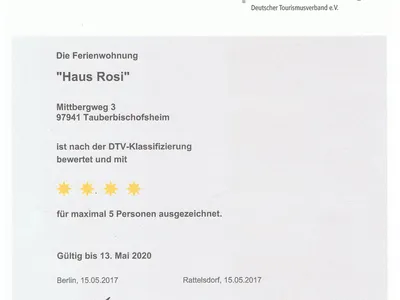 DTV Urkunde