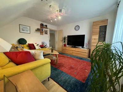 Wohnzimmer mit Flatsreen TV