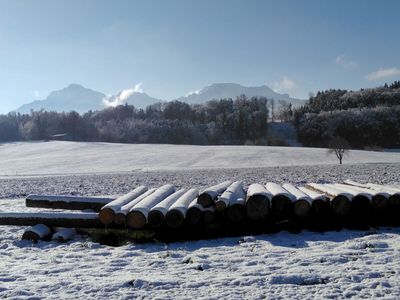 Winteridylle bei strahlendem Sonnenschein