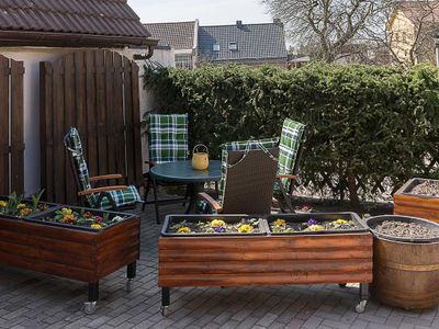 Terrasse am Ferienhaus