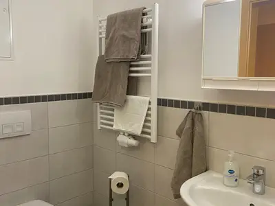Badezimmer Bodetalblick