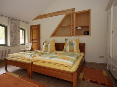 Schlafzimmer - Ferienwohnung Theophano