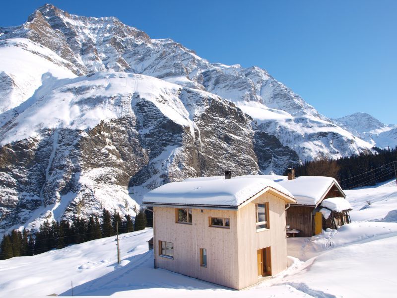 Ferienwohnung Studio Bäch -  Ansicht Winter