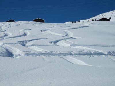 Ferienwohnung Studio Bäch - Aussicht Winter