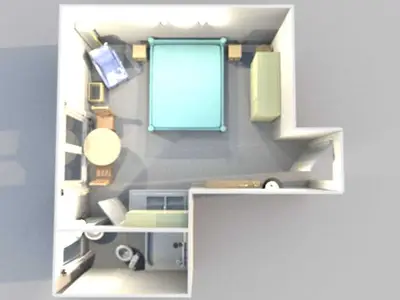 Ferienwohnung für 2 Personen (18 m²) in Thiessow 10/10