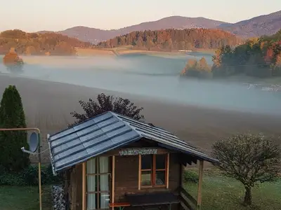 Landurlaub Eichinger Partyhütte mit Hausberg Brotjacklriegel