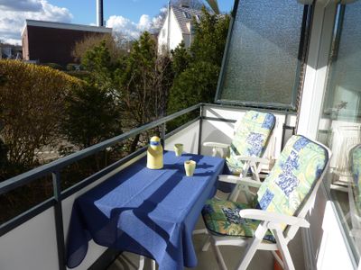 Unser Balkon mit Markise