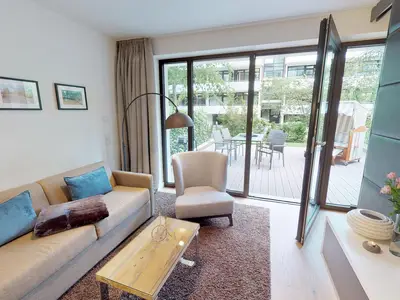 Luxusapartment mit Terrasse, Sauna & Meeresluft