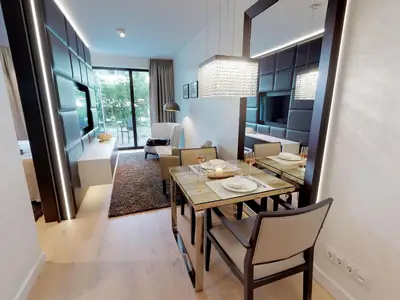 Luxusapartment nahe dem Strand – Erdgeschoss mit Terrasse