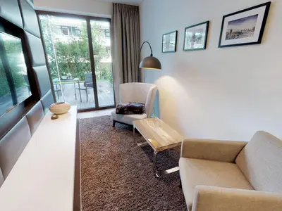 Luxusapartment nahe dem Strand – Erdgeschoss mit Terrasse