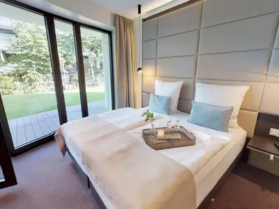Luxusapartment mit Sauna & großer Terrasse – hundefreundlich!