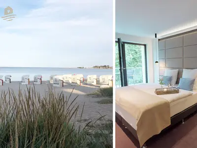Modernes Apartment mit Sauna, Balkon und Strandnähe