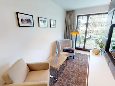 Strandnahes Apartment mit Westbalkon & Hund willkommen
