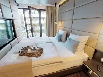 Luxuriöse Ferienwohnung mit Balkon in strandnaher Lage