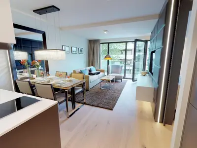 Luxuriöse Ferienwohnung mit Sauna und Balkon in strandnaher Lage