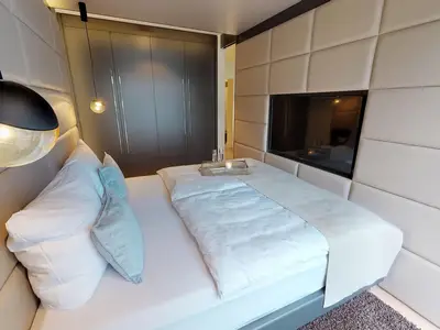 Luxuriöse Ferienwohnung mit Balkon in strandnaher Lage