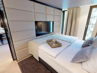 Luxuriöse Ferienwohnung mit Sauna und Balkon in strandnaher Lage