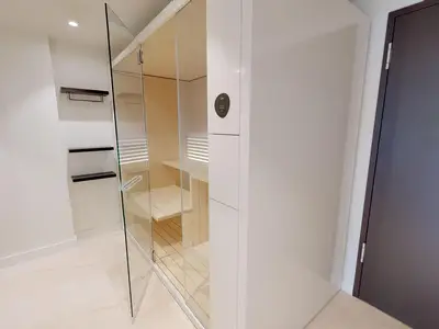 Luxuriöse Ferienwohnung mit Sauna und Balkon in strandnaher Lage