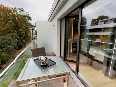 Luxuriöse Ferienwohnung mit Balkon in strandnaher Lage