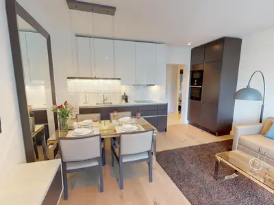 Strandnahe, luxuriöse Ferienwohnung mit Balkon & Sauna - Hundefreundlich