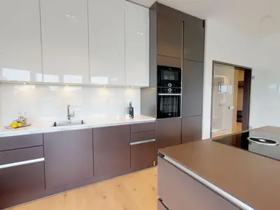 Luxus Ferienpenthouse mit Sauna und riesiger Dachterrasse in Strandlage
