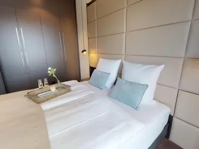 Luxus Ferienpenthouse mit Sauna und riesiger Dachterrasse in Strandlage